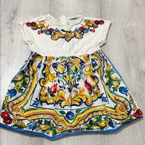 Dolce & Gabbana White Floral Top